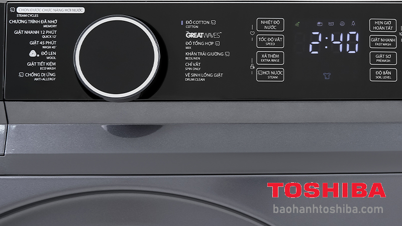 Máy giặt Toshiba báo lỗi E9-5: Cách khắc phục lỗi E9-5